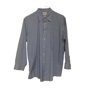 L.L Bean Traditional Fit Oxford Cloth Button Down Shirt Blue 17½-34